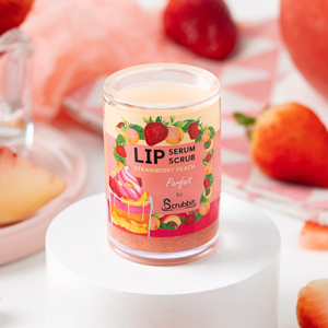 Lip Scrub Lip Blam Lip Scrub Serum Strawberry Peach Size 5 Grams Make Your Mouth Smooth Nourishing Nutrient Peachy Shades lipcar
