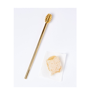 ช้อนตักน้ำผึ้งทองเหลืองผสมน้ำผึ้งทำด้วยมือช้อนคนผสมน้ำเชื่อมช้อนน้ำผึ้งทองเหลือง - Product Image 5