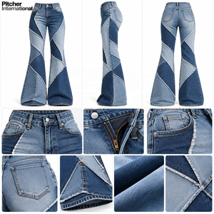 Jeans pour femmes en gros, jeans déchirés, jeans taille haute, fabricant en gros pour les détaillants de streetwear aux États-Unis - Product Image 6