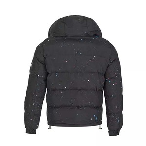 Nouvelle arrivée Fabricant personnalisé noir hiver coupe-vent extérieur remplissage bulle doudounes manteaux pour hommes style formel - Product Image 4