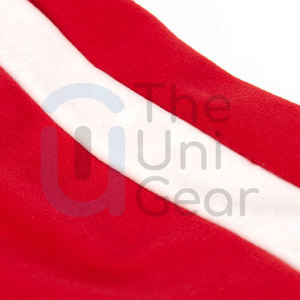 กางเกงวิ่งสีแดงสำหรับผู้ชายกางเกงวิ่งเล่นฟิตเนสกางเกงลายทางทรงตรงมีกระเป๋าสำหรับใส่วิ่ง - Product Image 3