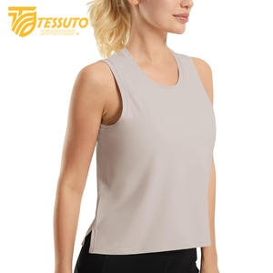 Femme Workout Wear Sport Yoga Tank Top pour Gym Débardeurs imprimés personnalisés de haute qualité pour les femmes Thick Strap Gym Débardeurs pour femmes - Product Image 6