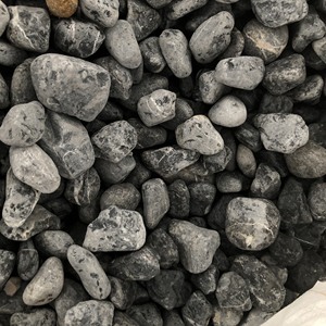 หินกรวดสีดำขนาดเล็กหินแม่น้ำธรรมชาติสำหรับปูพื้นแบบซึมผ่านได้ - Product Image 5