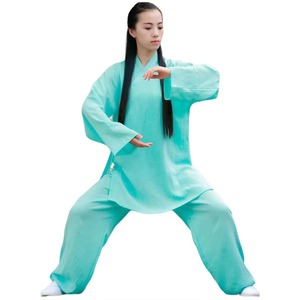 Kimono de Jiu Jitsu Tradicional Estilo Wudang, Túnica de Algodón para Tai Chi, Ropa de Práctica Taoísta, Artes Marciales, Meditación Zen para Niños - Product Image 6