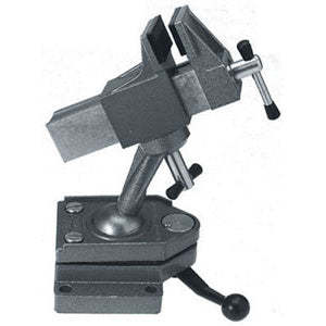 2845g Steel Cast Iron Bench Vise Precision Swivel with Screw-On Mounting Manual/ Pneumatic Drive <b>Used</b> for Machine Industries - Product Image 1