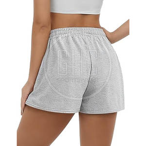 กางเกงเรียกเหงื่อสำหรับผู้หญิงกางเกงผ้าฝ้าย/โพลีเอสเตอร์เอวยางยืดแบบธรรมดาระบายอากาศได้ดีแห้งเร็วสำหรับผู้ใหญ่ - Product Image 3