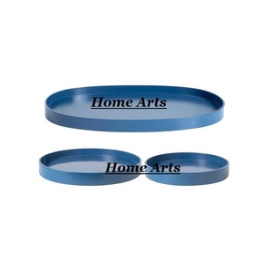 Ensemble de 3 plateaux de service alimentaire de tailles différentes en fer de qualité supérieure, idéal pour servir des chocolats, très demandés - Product Image 5