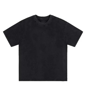 Wholesale Mens 100% Cotton Oversized Blank <b>Plain</b> T-Shirt Custom High Quality Printed Logo Short Sleeve Breathable Eco-Friendly - Product Image 5