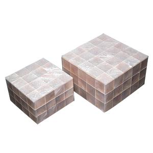 Lujo impreso logotipo personalizado joyería almacenamiento embalaje alta calidad único collar joyería cajas decorativas MOP caja cuerno hueso - Product Image 1