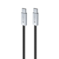 Nouveauté : Câble de charge rapide USB-C vers USB-C 240W, conception exclusive, cordon tressé avec connecteur intégré pour appareils haute puissance