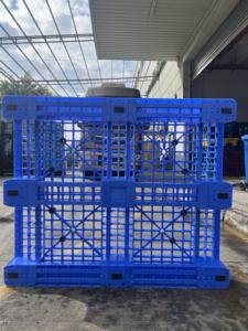 저렴한 맞춤형 1200*800*155mm 중량 플라스틱 팔레트 몰드 랙킹 베스트셀러 유럽 표준 팔레트 스틸 코어 포함 - Product Image 4