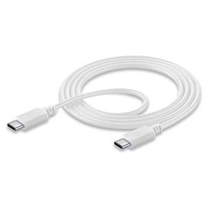 Cable de Alimentación USB-C Blanco de 1.2m, Adaptador y Conector USBDATACUSBC CW - Product Image 1