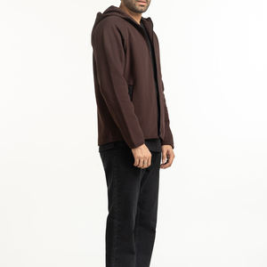 Sweat-shirt vert olive en molleton 100% coton. Doux, chaud et respirant avec une coupe décontractée, parfait pour un usage quotidien - Product Image 5