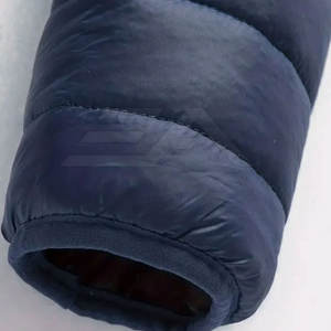 Vestes d'hiver matelassées pour hommes, style personnalisé, écologiques, respirantes, en nylon/polyester, col montant, logo sur le devant, haute qualité, vente en gros - Product Image 5