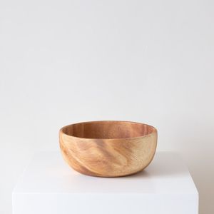 ชามไม้เนื้อแข็งทำด้วยมือของตกแต่งแบบชนบทเป็นมิตรต่อสิ่งแวดล้อมสำหรับห้องครัวที่ให้บริการสลัดผลไม้ใช้ในบ้าน - Product Image 6