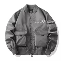 Sıcak 90'lı saten erkek naylon Ma-1 beyzbol düz kargo goblen boy erkekler Unisex boş toptan High End Premium bombacı ceket