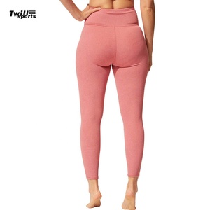 Mallas deportivas de cintura alta para gimnasio, ropa de Yoga personalizada de alta calidad con glúteos, mallas negras de entrenamiento para mujer - Product Image 4