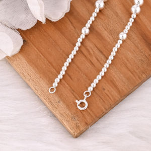 สร้อยข้อมือเงินแท้ 925 สไตล์วินเทจแบบโซ่ สำหรับผู้หญิง สร้อยข้อมือแฟชั่น ของขวัญสำหรับงานหมั้น งานแต่งงาน และงานปาร์ตี้ ขายส่ง - Product Image 5