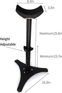 Support pour sabots avec hauteur réglable, support pour sabots de maréchal-ferrant, support pour sabots de cheval, noir - Product Image 3