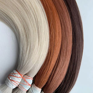 Prix de gros Extensions de cheveux en vrac Cheveux humains Double noyade 100 grammes Couleurs claires 28 pouces - Product Image 1