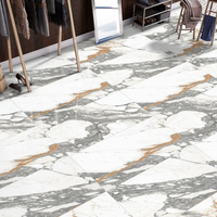 Carreaux de sol en porcelaine de taille de 600x1200mm, carreaux émaillés polis et émaillés, avec une Surface brillante, utilisés dans la cuisine