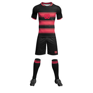 Wholesale Winter Soccer Uniform Fully Customized Sets Breathable <b>Waterproof</b> Lightweight Quick Dry High Quality 100% Polyester - Product Image 1