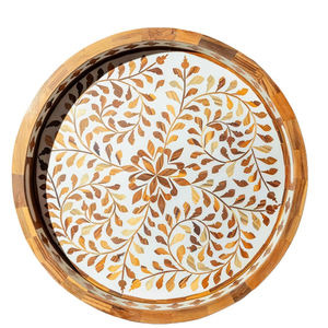 Bandeja DE SERVICIO DE fregona de madera elegante de fabricación OEM para necesidades de servicio de comida de restaurante de hotel y hogar - Product Image 1