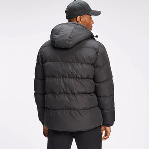 Veste d'hiver matelassée pour homme avec logo personnalisé, manches longues, tissu en toile, fermeture éclair, taille plus, dernier style, fabrication sur mesure - Product Image 2