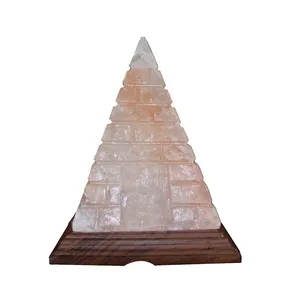 Himalayan Zout Lamp Kaarshouder Himalayan Zout Smeedijzeren Lampen Kaarshouder Fabrikant Piramide Vorm Geschenk Gebruik Zoutlampen