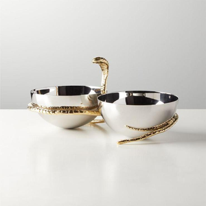 Bol en acier inoxydable plat de fruits à manger bol de service meilleure vente maison Restaurant hôtel fêtes - Product Image 2