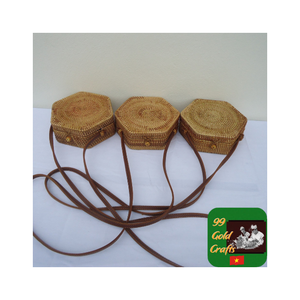 Elegant Handmade Rattan <b>Bag</b> Natural Seagrass Tote Water Hyacinth <b>Bag</b> With Customized Trendy Shape <b>For</b> Summer And Casual Wear - Product Image 5