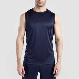 Nouveauté 2025 Débardeur de sport unisexe pour homme, tricoté, respirant, séchage rapide, logo personnalisé, streetwear, coupe ample et stylée - Product Image 1