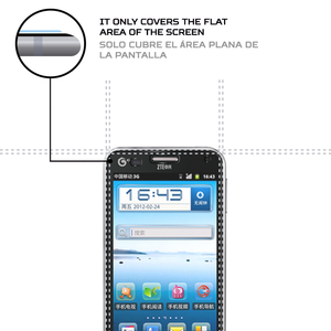 ANTISHOCK สำหรับ ZTE U880E ฟิล์มกันรอยหน้าจอ ฝาครอบโทรศัพท์มือถือที่ทนทานและดูดซับแรงกระแทก - Product Image 4
