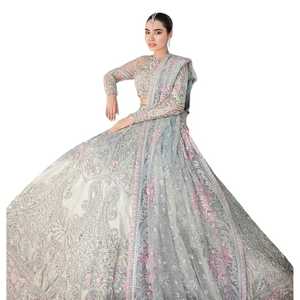 ชุดเดรสลูกไม้2025งานปาร์ตี้งานแต่งงานสไตล์บูติกปากีสถานล่าสุด - Product Image 1