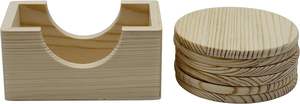 Functional <b>Wooden</b> <b>Coasters</b> with Strong Build Quality for Everyday Use in Home Cafe and Restaurants - Product Image 4