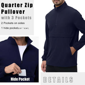 Chaqueta de golf transpirable para hombre cortavientos ligero personalizado servicio OEM con impresión de logotipo y personalización de etiqueta privada - Product Image 4