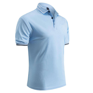OEM 220 Gsm T-shirt pour hommes Vêtements de travail respirants T-shirts unis de haute qualité Vente en gros Polo T-shirt Impression de t-shirt personnalisée - Product Image 6