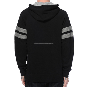 Sweat à capuche gris anthracite tendance cordon de serrage réglable poignets côtelés poche kangourou-brodé uni teint personnalisable pour l'été - Product Image 2