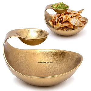Modern <b>Wooden</b> Birds Nesting Round <b>Bowl</b> High Quality <b>Fruits</b> <b>Bowl</b> Chip and Dip <b>Bowl</b> For Kitchenware Accents Tableware - Product Image 3