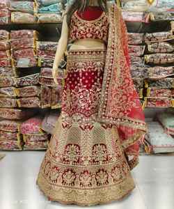 Diseñador de moda bordado secuencia trabajo lehenga choli con dupatta ropa de boda precio al por mayor Ropa Étnica lehenga choli - Product Image 3