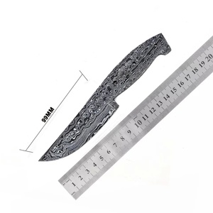 Cuchillo JEXMOO Personalizado Hecho a Mano de Acero de Damasco con Hoja en Blanco, Multifuncional, con Patrón de Gota de Lluvia, con Regalo Perfecto, Cuchillo para Uso en Exteriores - Product Image 2