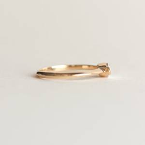 Bague en or massif 14 carats 18 carats de luxe taille marquise couleur blanche en diamant naturel Conceptions simples pour hommes et femmes Bagues de fête - Product Image 3