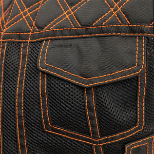 Chaleco de Mujer de Cuero Genuino con Cierre de Cremallera en Forma de V, Estilo Motero, Resistente al Viento, Prenda Exterior, Venta Caliente, con Servicio OEM - Product Image 5