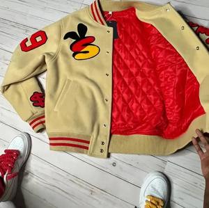 Bomber Baseball Varsity Jacket Reversible Heated Outerwear Collection con poliéster interior de secado rápido Easy Button Dress Winter - Product Image 1