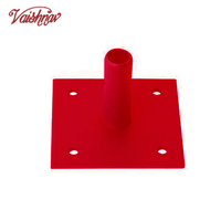 Base de vérin à vis industrielle en acier haute résistance avec plaque filetée pour construction Cuplock