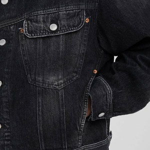 Meilleures ventes de vestes en jean pour hommes/vestes en jean pour hommes avec logo brodé disponibles à un prix raisonnable - Product Image 4