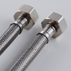 Conector de Agua Flexible Trenzado de 3/4 Pulgadas - Manguera de Suministro de Acero Inoxidable para Grifo de Plomería - Product Image 1