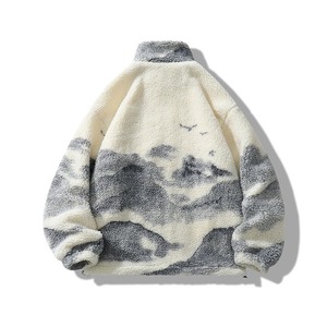 Chaqueta de lana de diseñador para hombre, prendas de vestir exteriores a la moda, abrigo de invierno de lujo con botones en la parte delantera, aspecto elegante de calle, lana cálida - Product Image 2