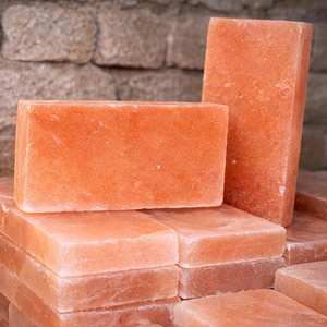Briques de sel rose de l'Himalaya pour la décoration murale intérieure, blocs de sel cristallin naturel pour les salles de thérapie au sel, la conception de spas et de centres de bien-être - Product Image 3