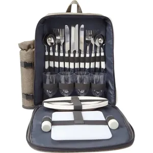 Zaino da Picnic Personalizzabile Allison, Gadget Promozionali per 4 Persone - Product Image 1